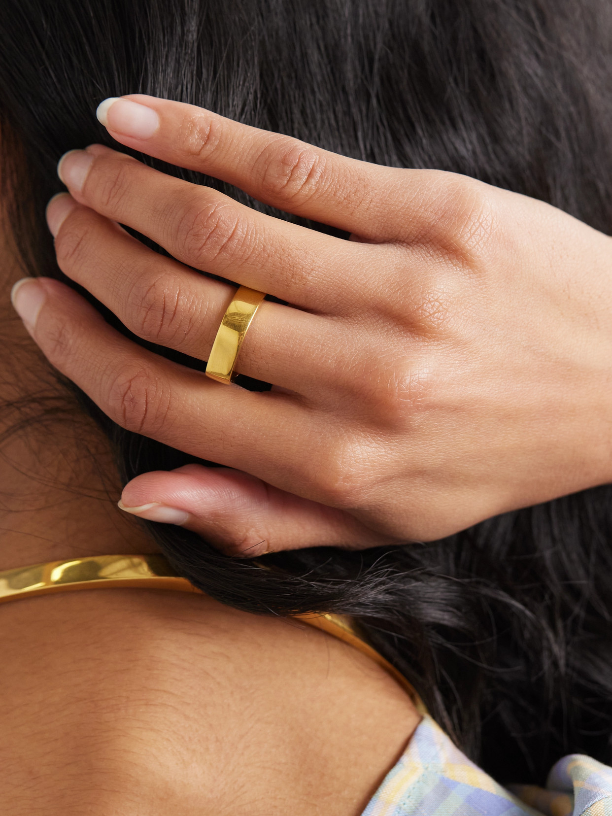 Totême Signature Gold-tone Ring In Gold