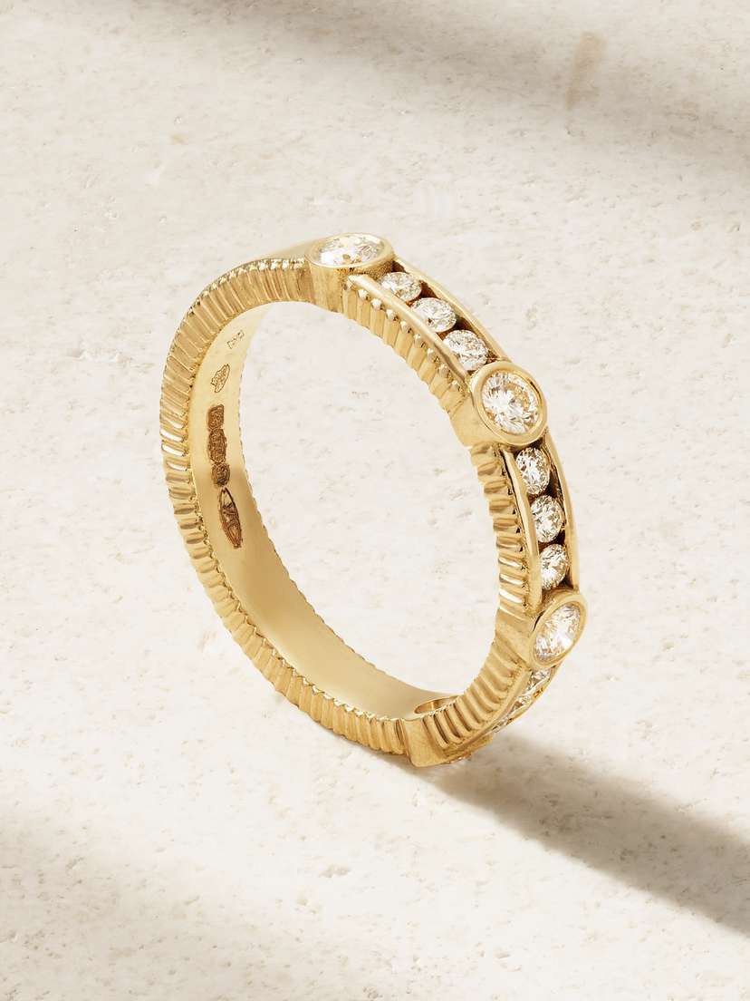 Viltier Rayon 18-karat Gold Diamond Ring
