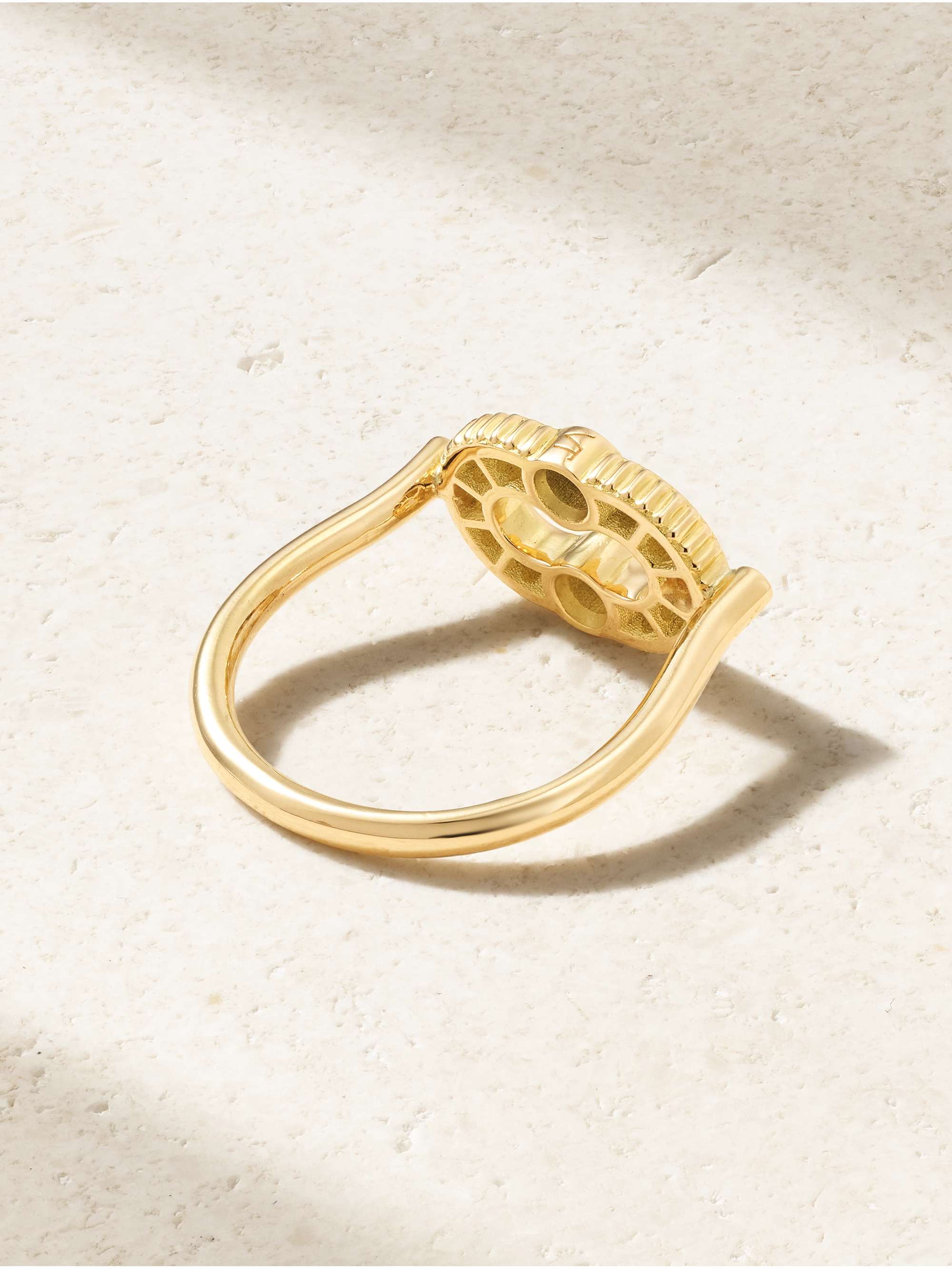 VILTIER + NET SUSTAIN Magnetic 18-karat gold diamond ring