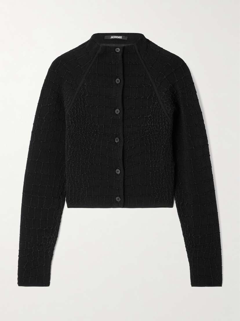 Jacquemus Scala Jacquard-knit Cardigan