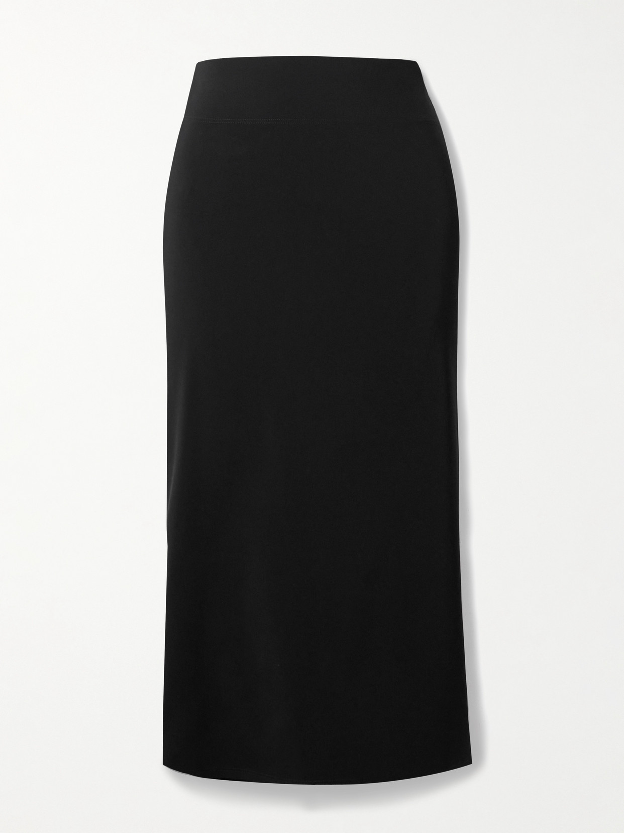 Jacquemus - Sablier Draped Crepe-jersey Midi Skirt - Black