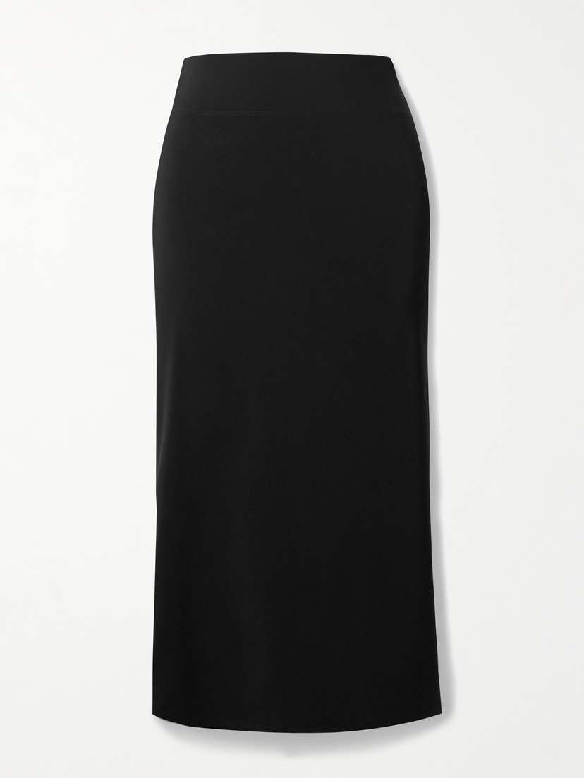 Jacquemus Sablier Draped Crepe-jersey Midi Skirt