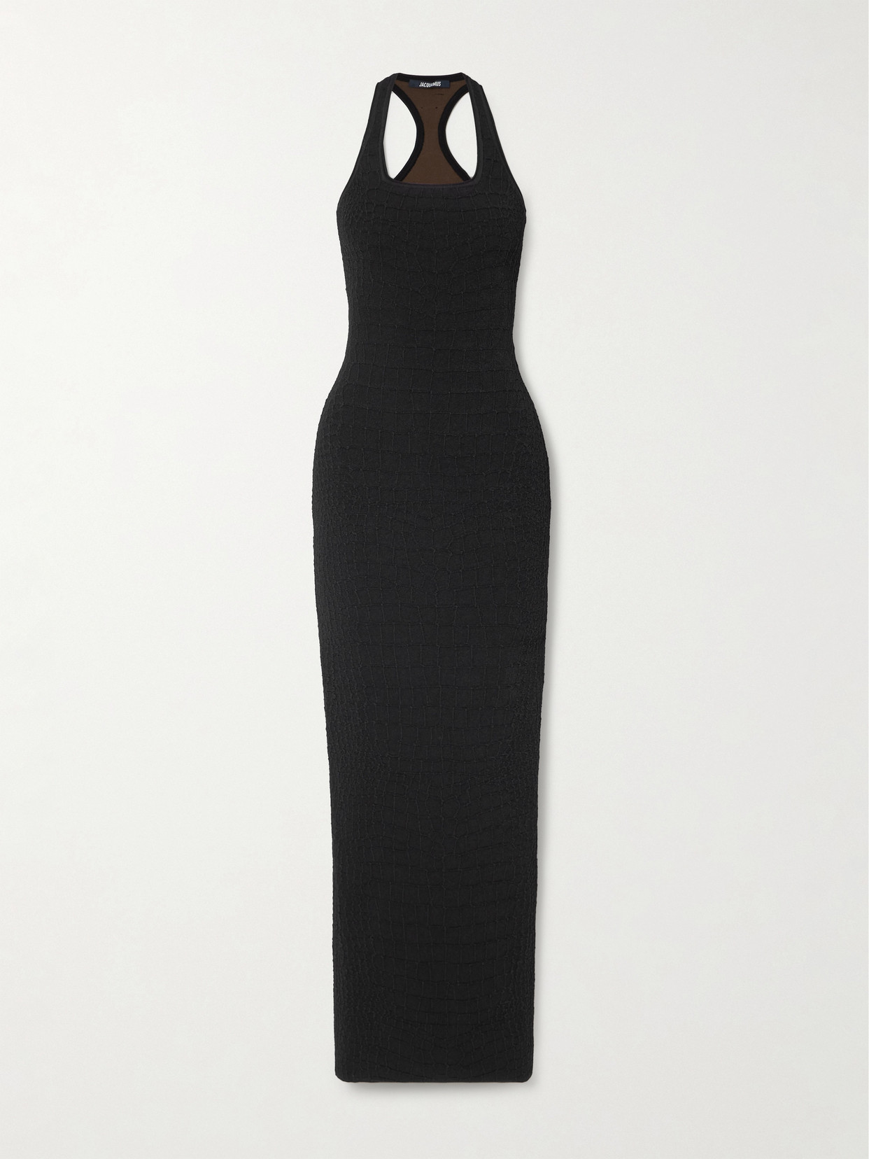 Jacquemus - Scala Jacquard-knit Maxi Dress - Black