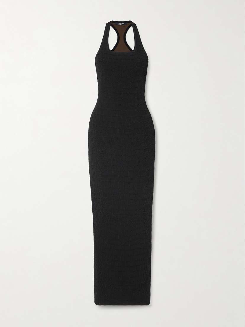 Jacquemus Scala Jacquard-knit Maxi Dress