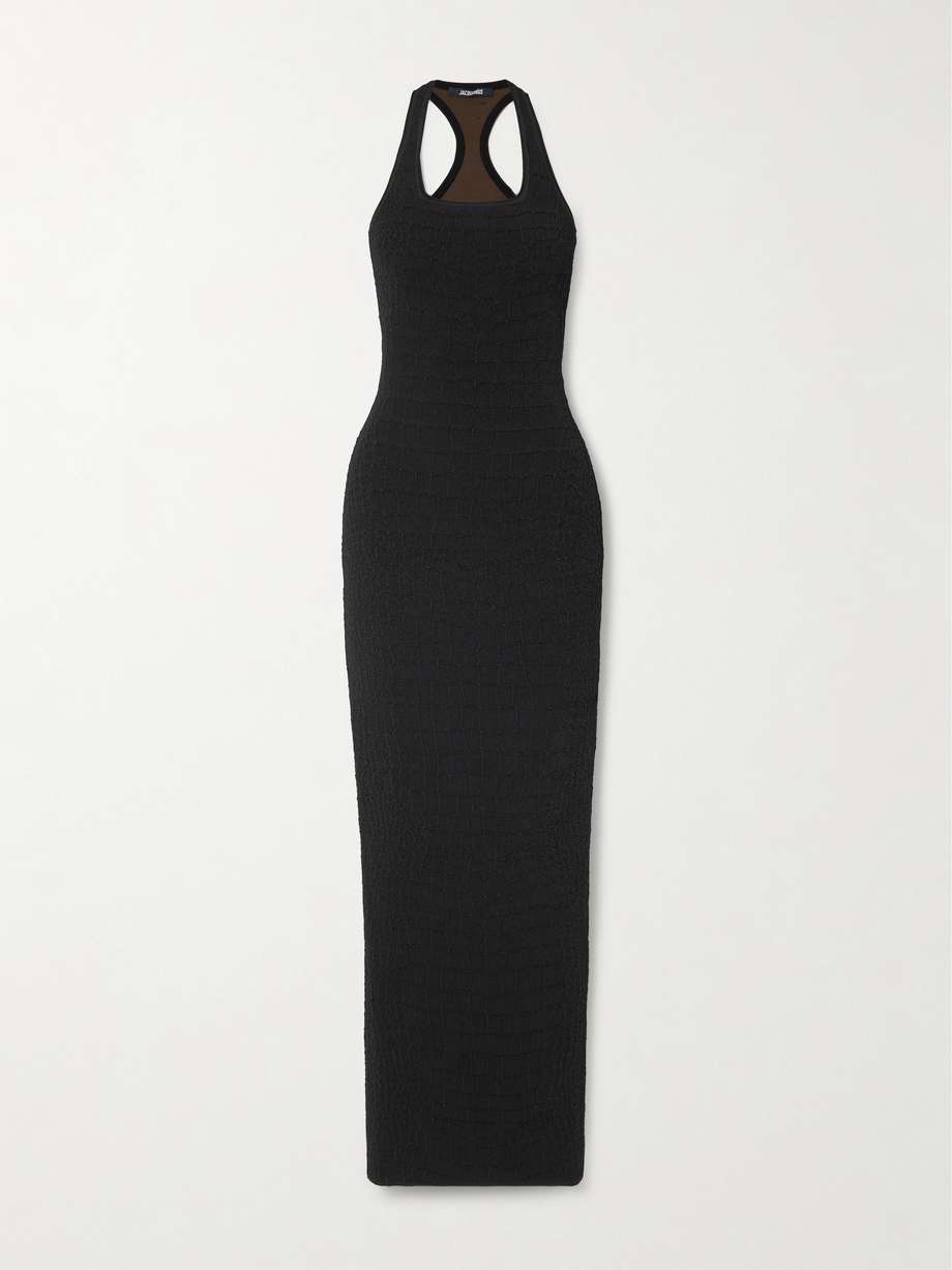 scala jacquard-knit maxi dress