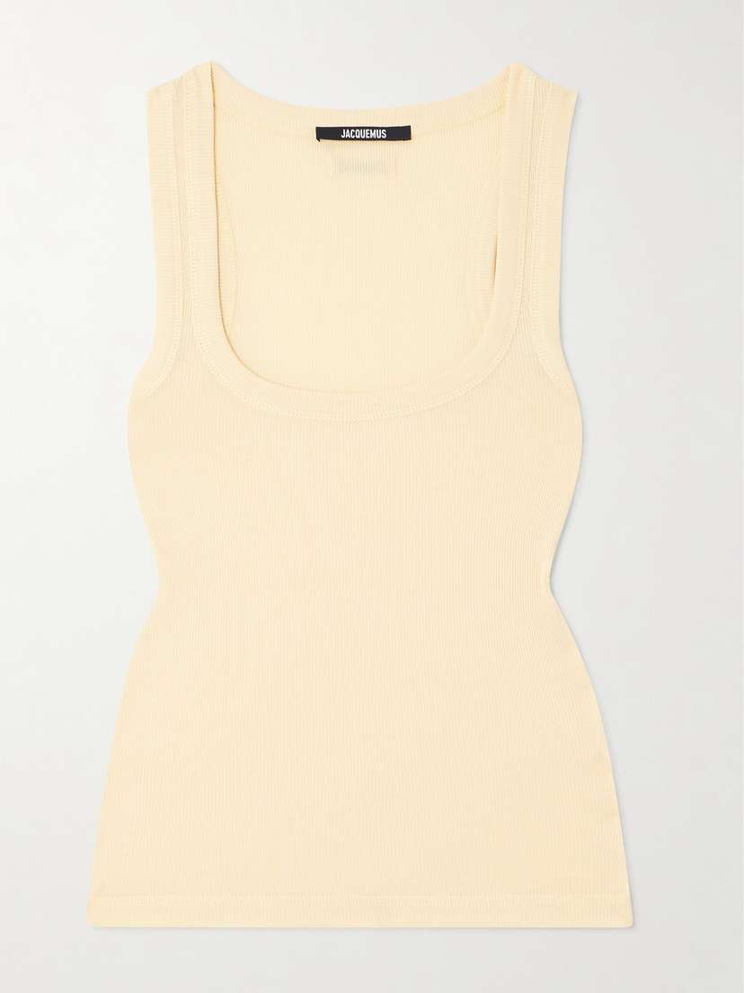 Jacquemus Ribbed Cotton-jersey Tank