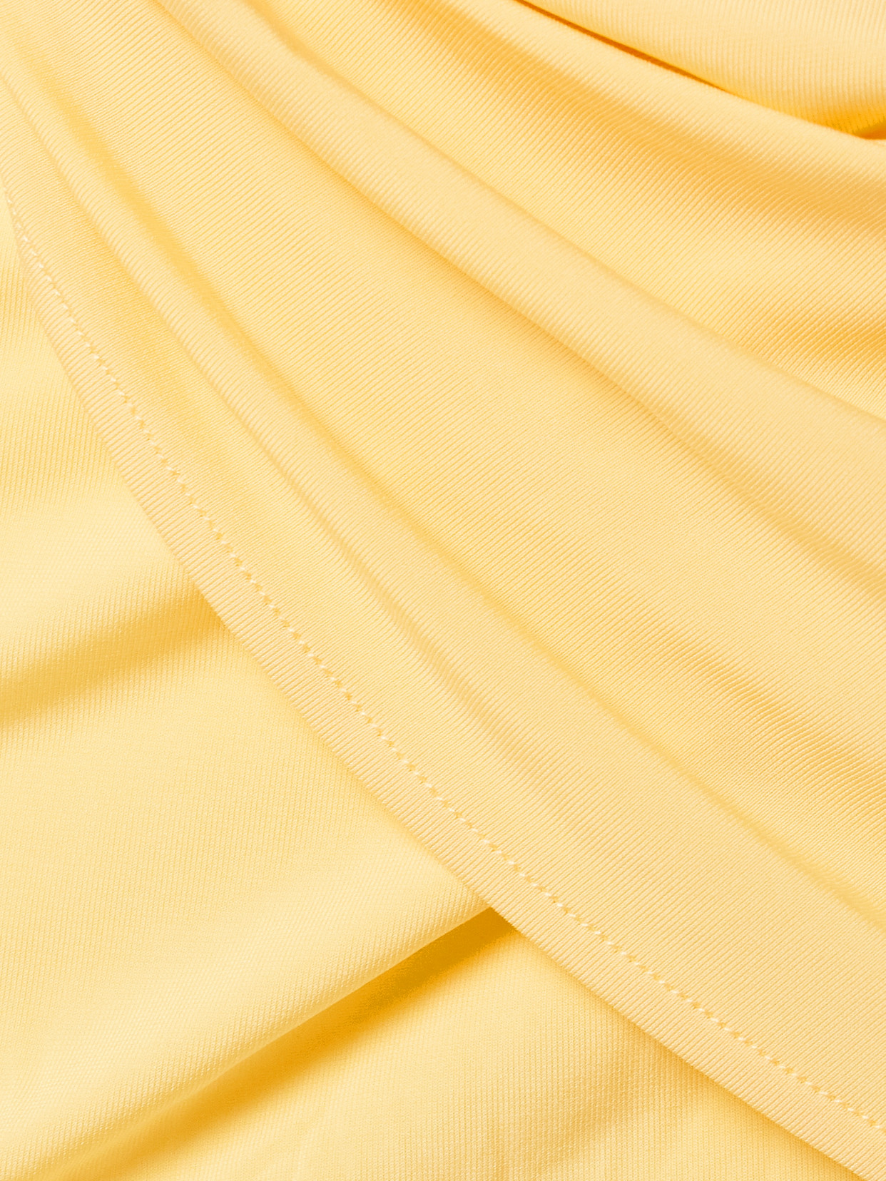 Jacquemus Peplo Stretch-jersey Maxi Dress In Yellow