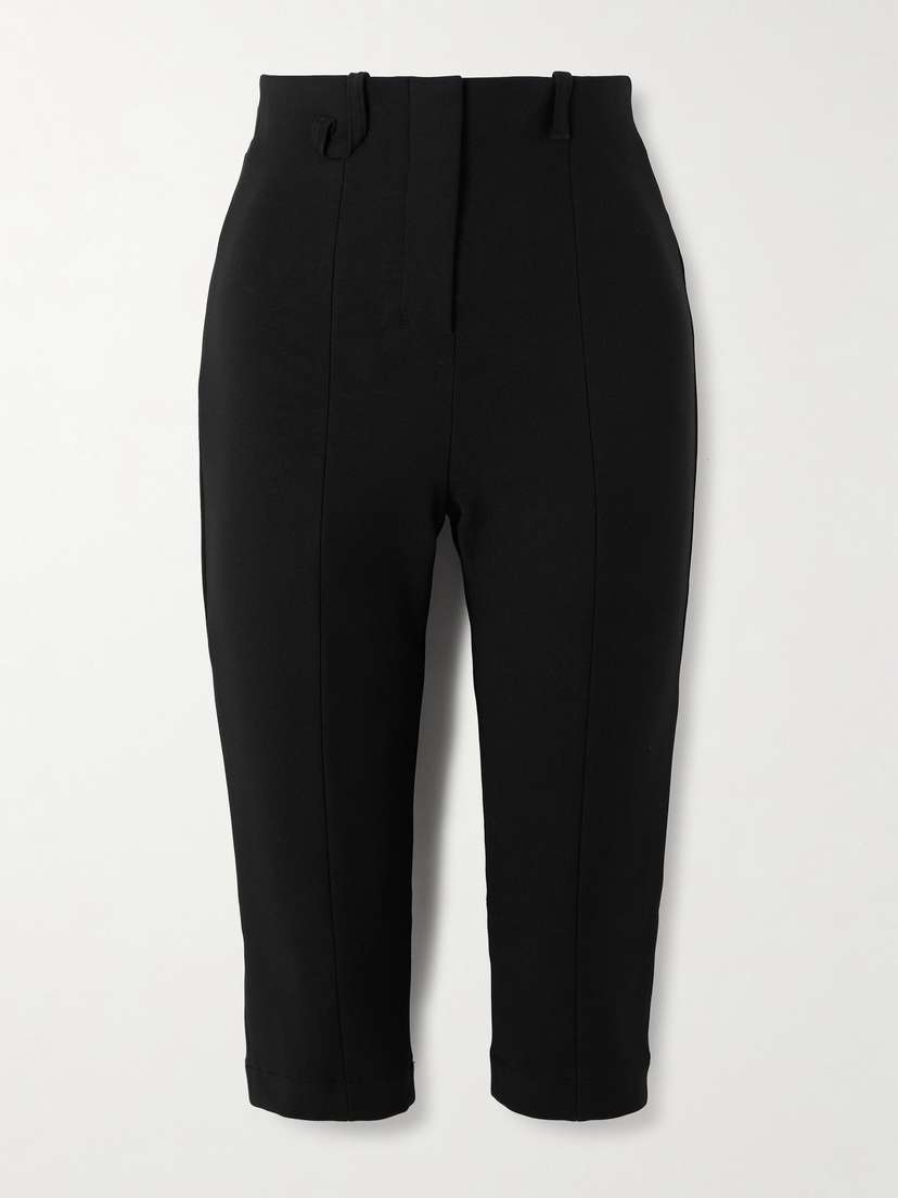 Jacquemus Capri Cropped Stretch-crepe Slim-leg Pants