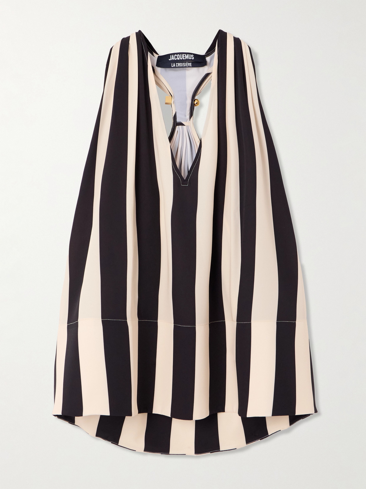 Jacquemus - Norma Embellished Striped Twill Tank - Multi