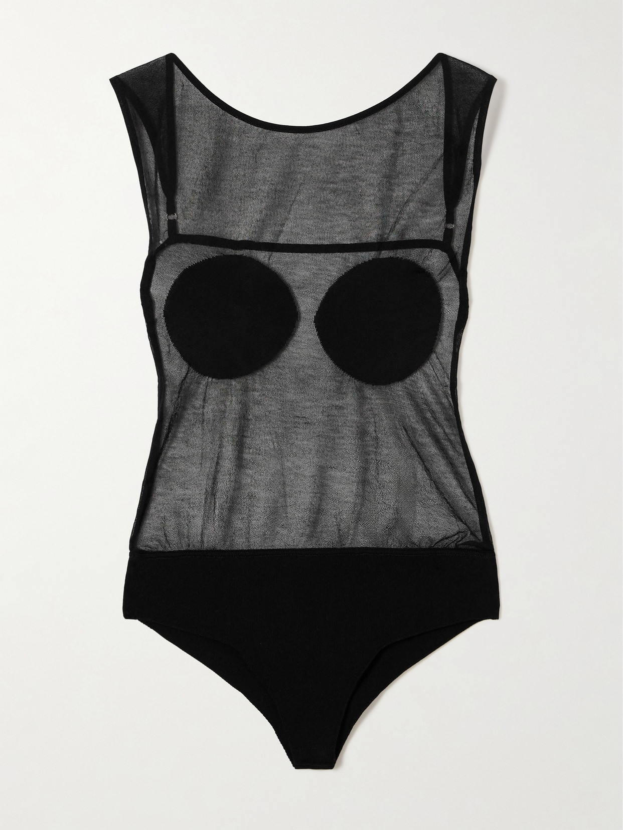 JACQUEMUS PLATANO OPEN-BACK KNITTED BODYSUIT