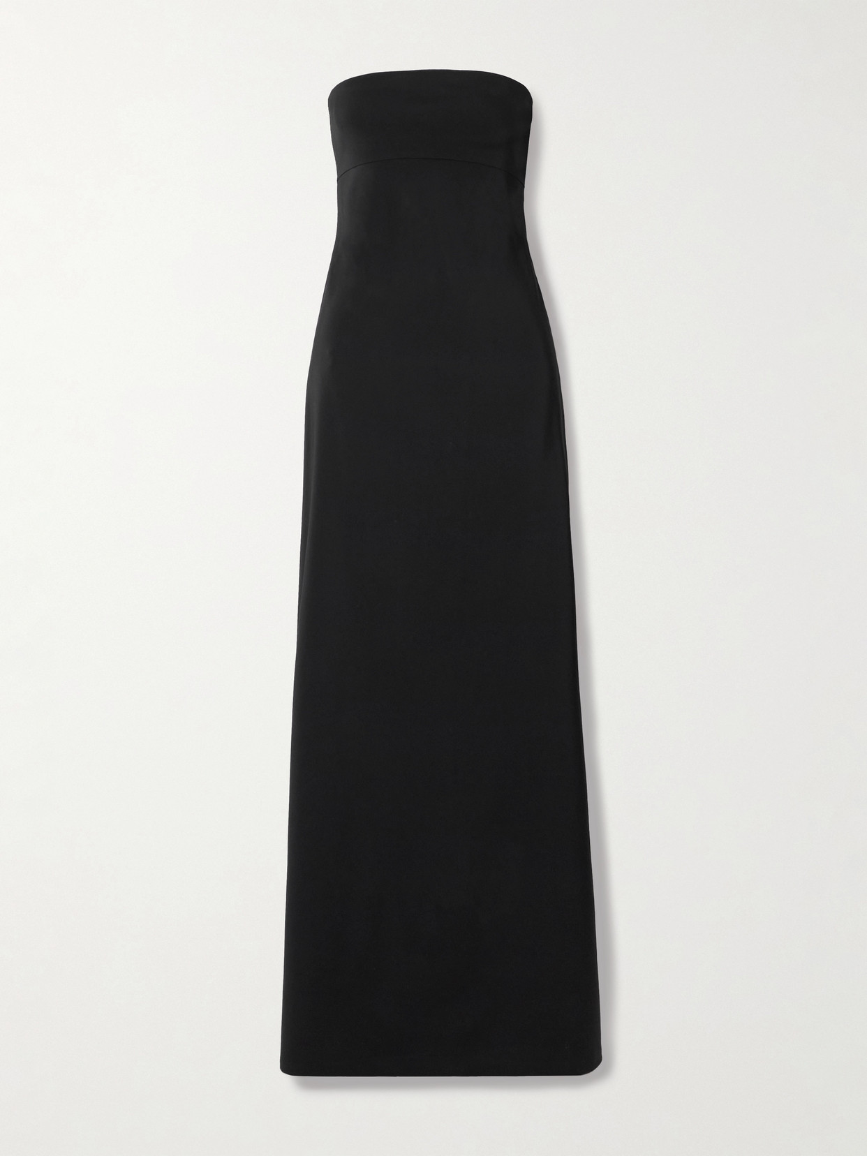 Jacquemus - Croisière Strapless Crepe-jersey Maxi Dress - Black