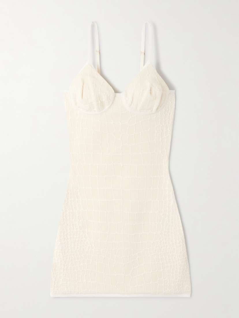 Jacquemus Scala Jacquard-knit Mini Dress