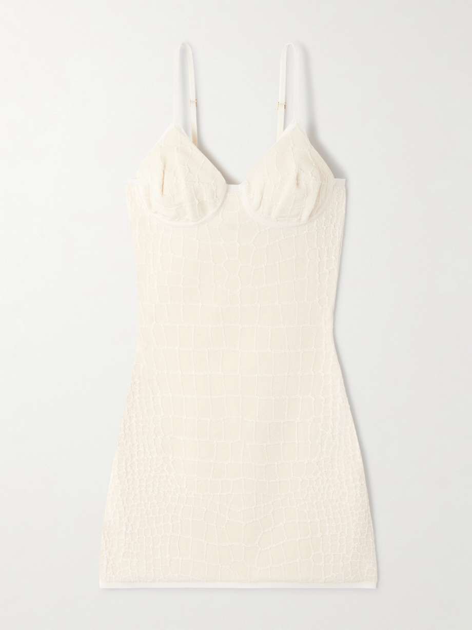 scala jacquard-knit mini dress