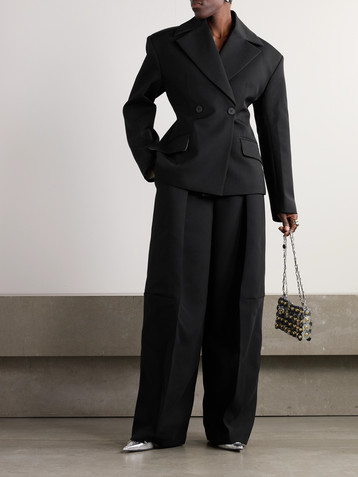 Jacquemus Norma oversized double-breasted wool-twill blazer