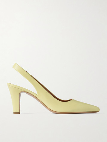 Paris Texas Belle leather slingback pumps