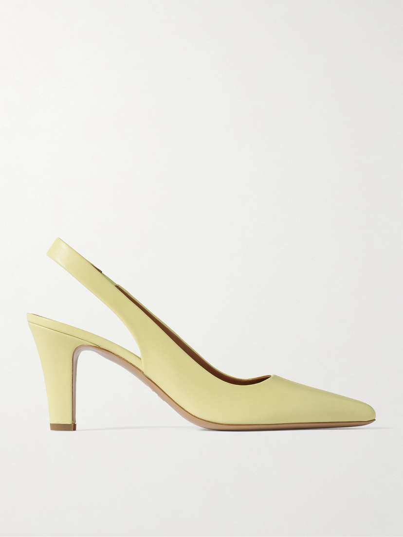 Paris Texas Belle Leather Slingback Pumps