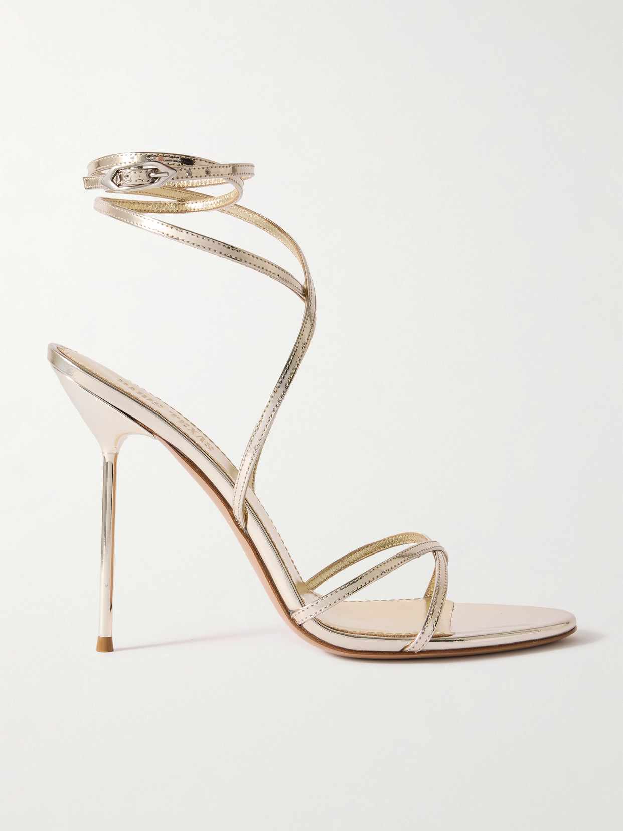 Paris Texas - Liz Metallic-leather Sandals - Gold