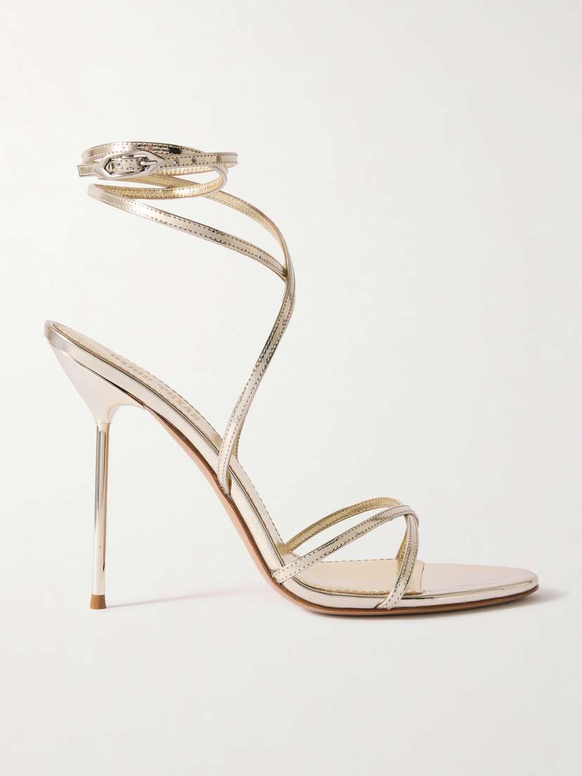 Paris Texas Liz Metallic-leather Sandals