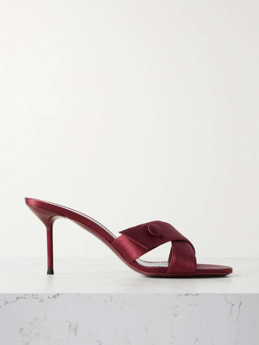 Paris Texas Lidia Satin Mules