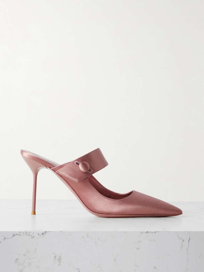 Paris Texas Lidia Satin Mules