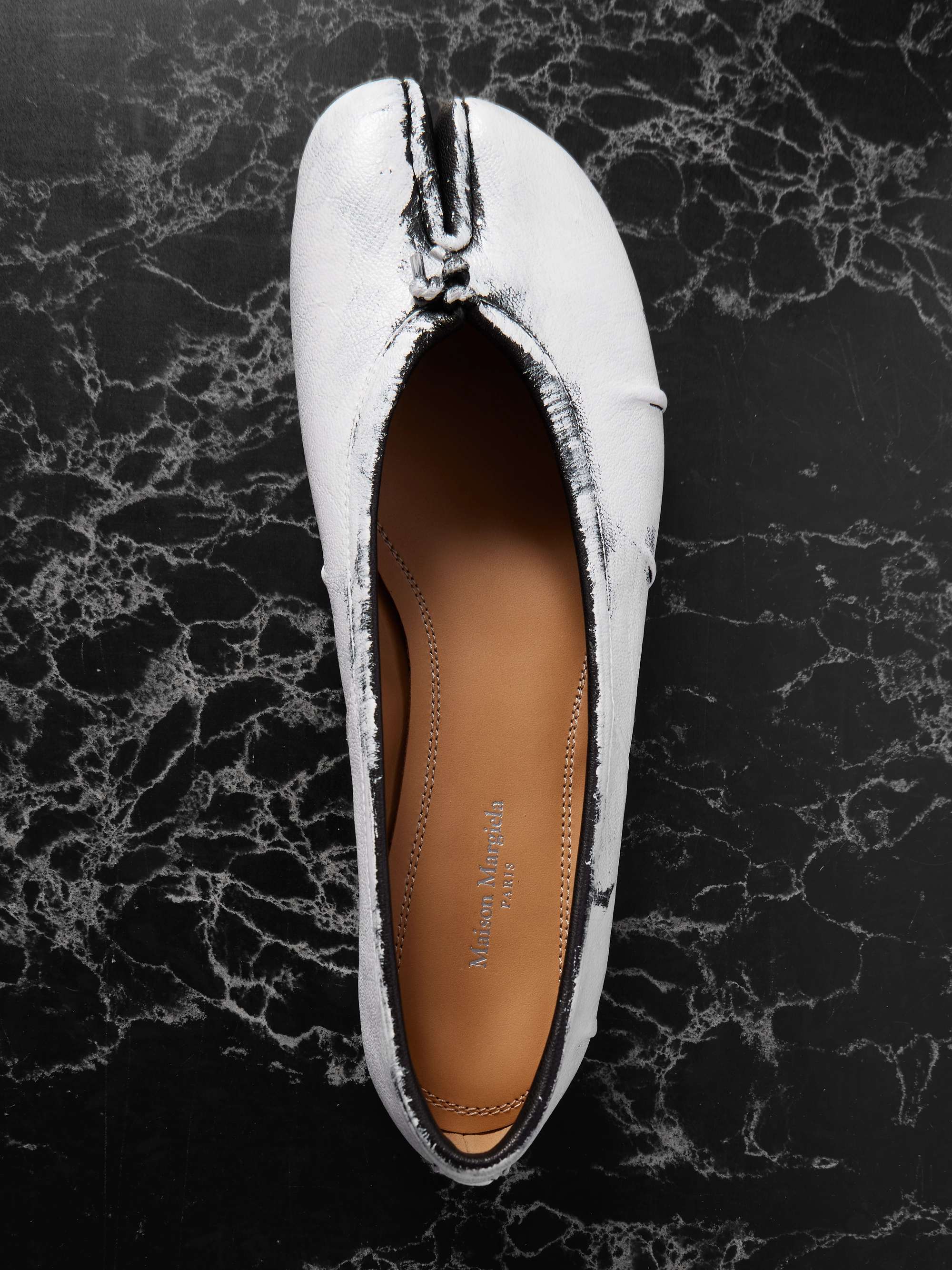 MAISON MARGIELA Tabi ペインテッドレザー スプリットトゥ