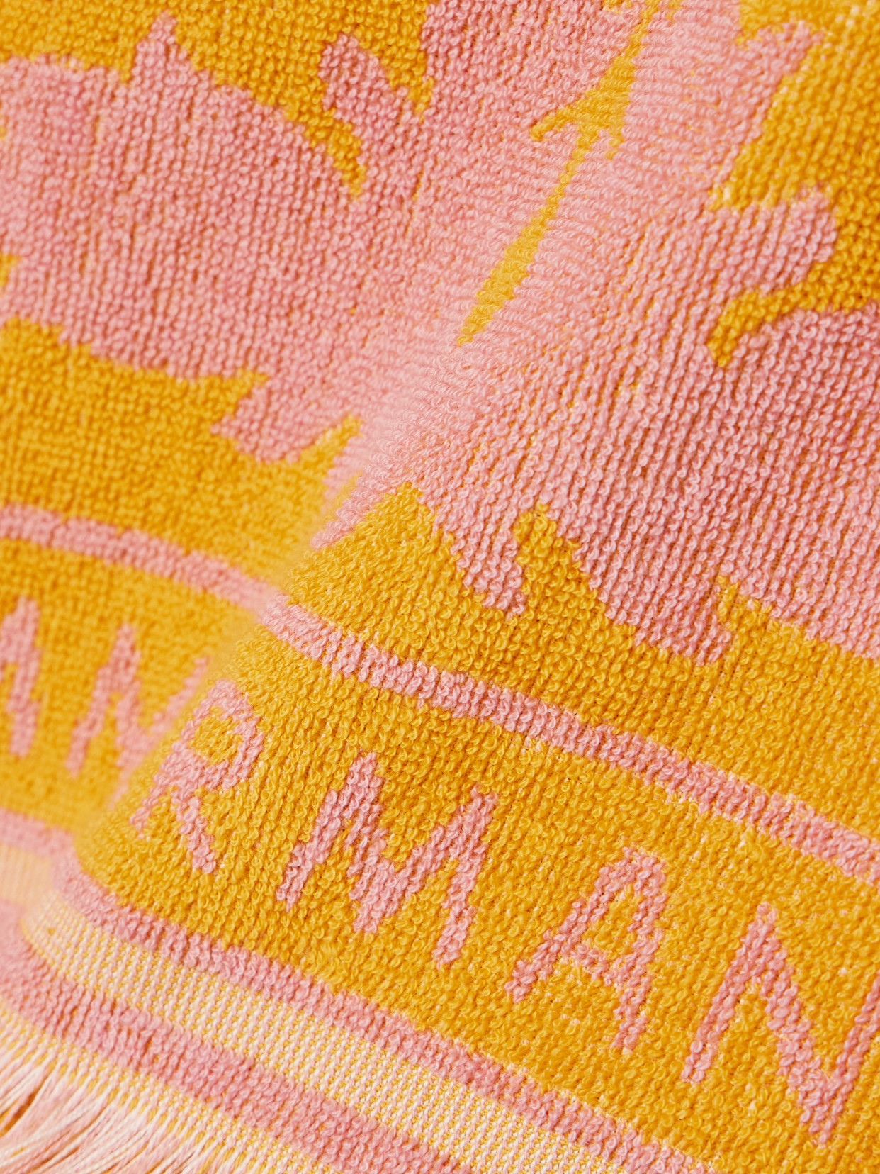 Zimmermann Wylie Towelling Crop Top In Yellow