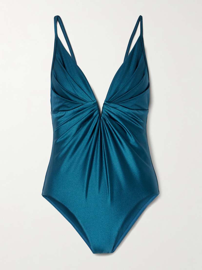 Zimmermann Acacia Ruched Swimsuit