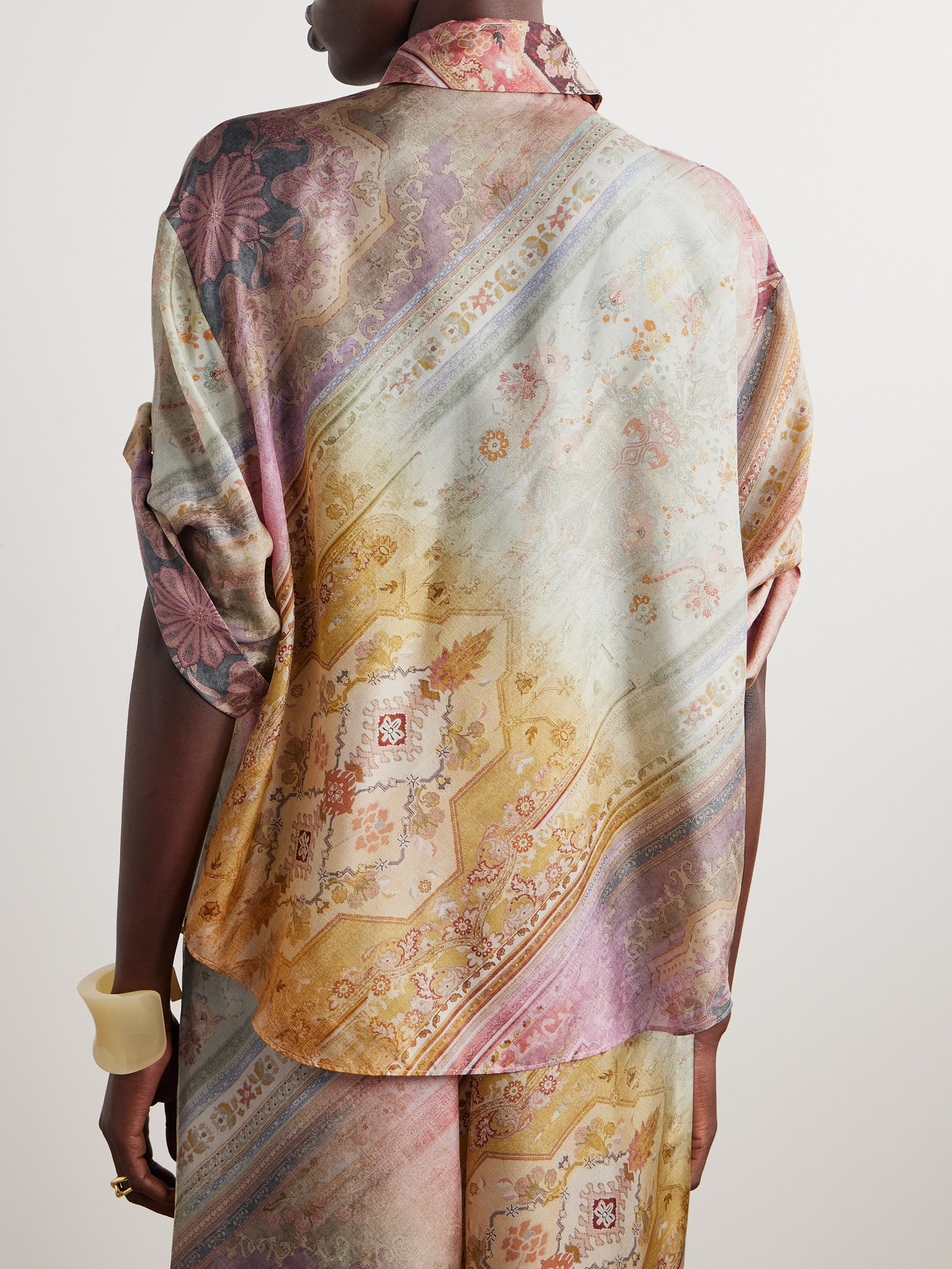 Zimmermann Tallow Shirt In Multicolour
