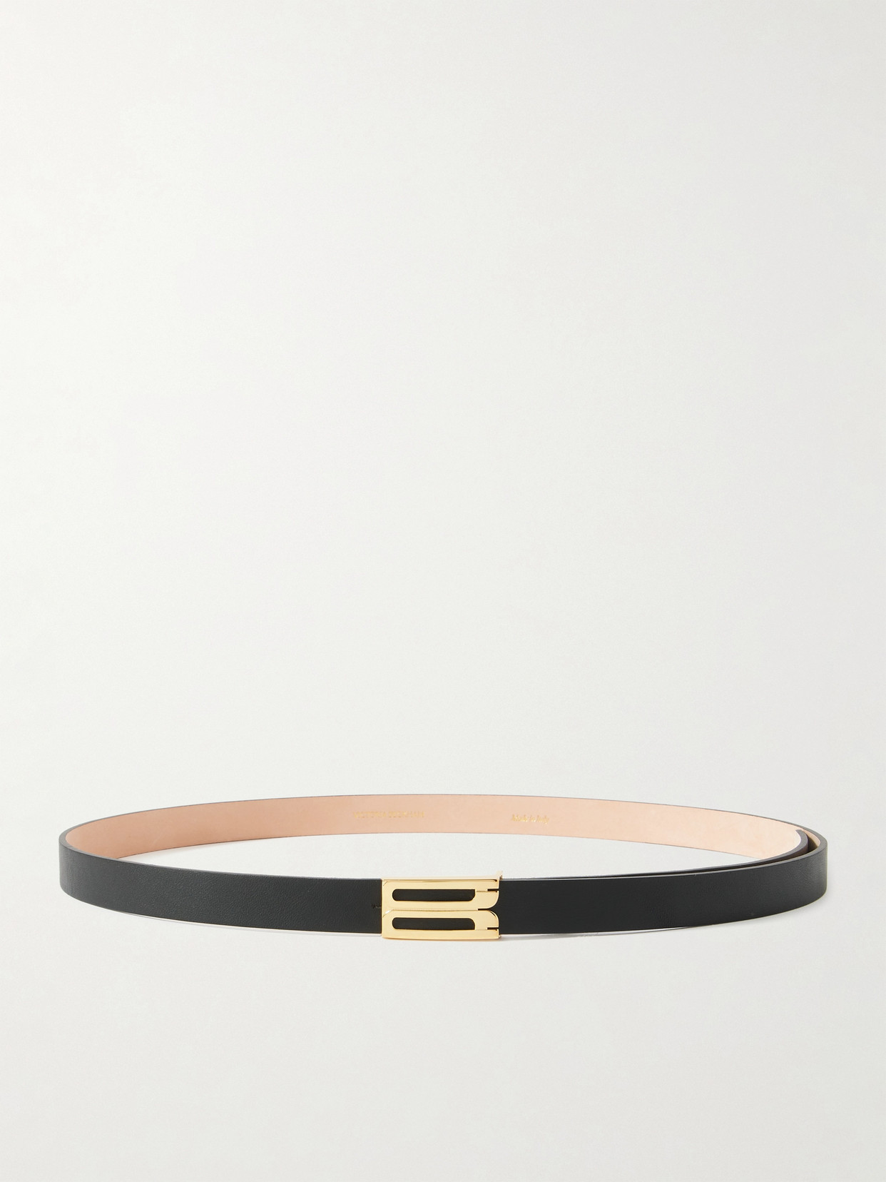 Victoria Beckham - Micro Frame Leather Belt - Black