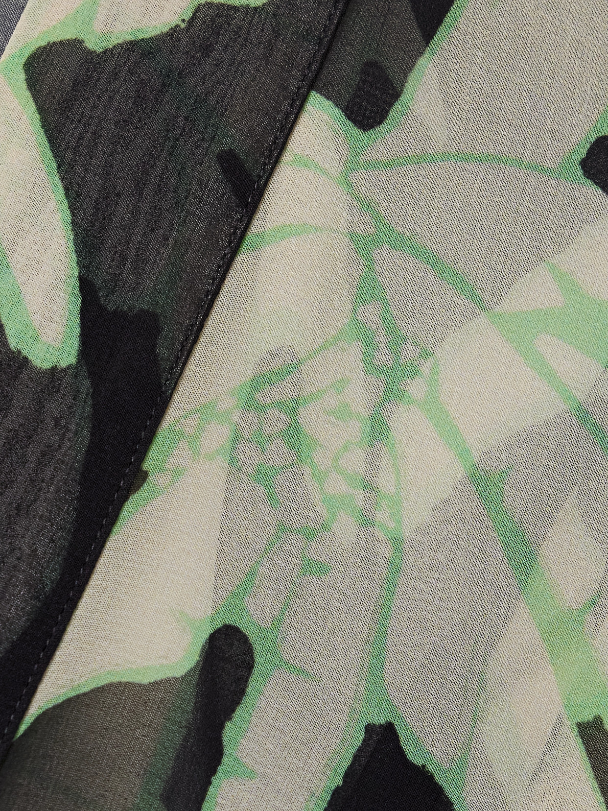 JOHANNA ORTIZ THE PASSING STORM PRINTED RECYCLED-GEORGETTE ROBE