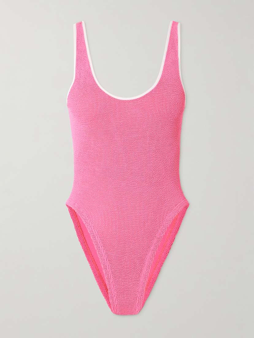 Hunza G Seersucker Swimsuit