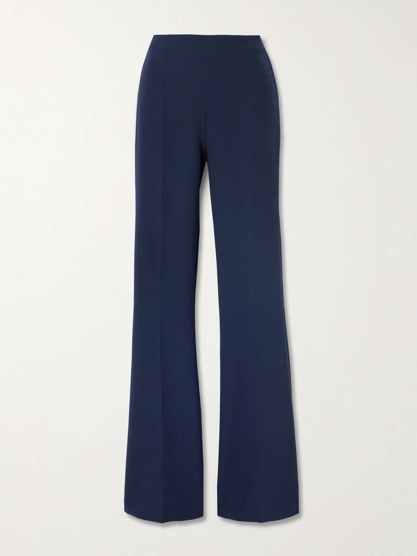 Safiyaa Alexa Stretch-crepe Flared Pants