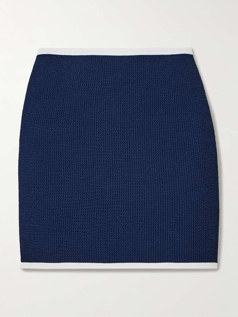 Hunza G Seersucker Mini Skirt