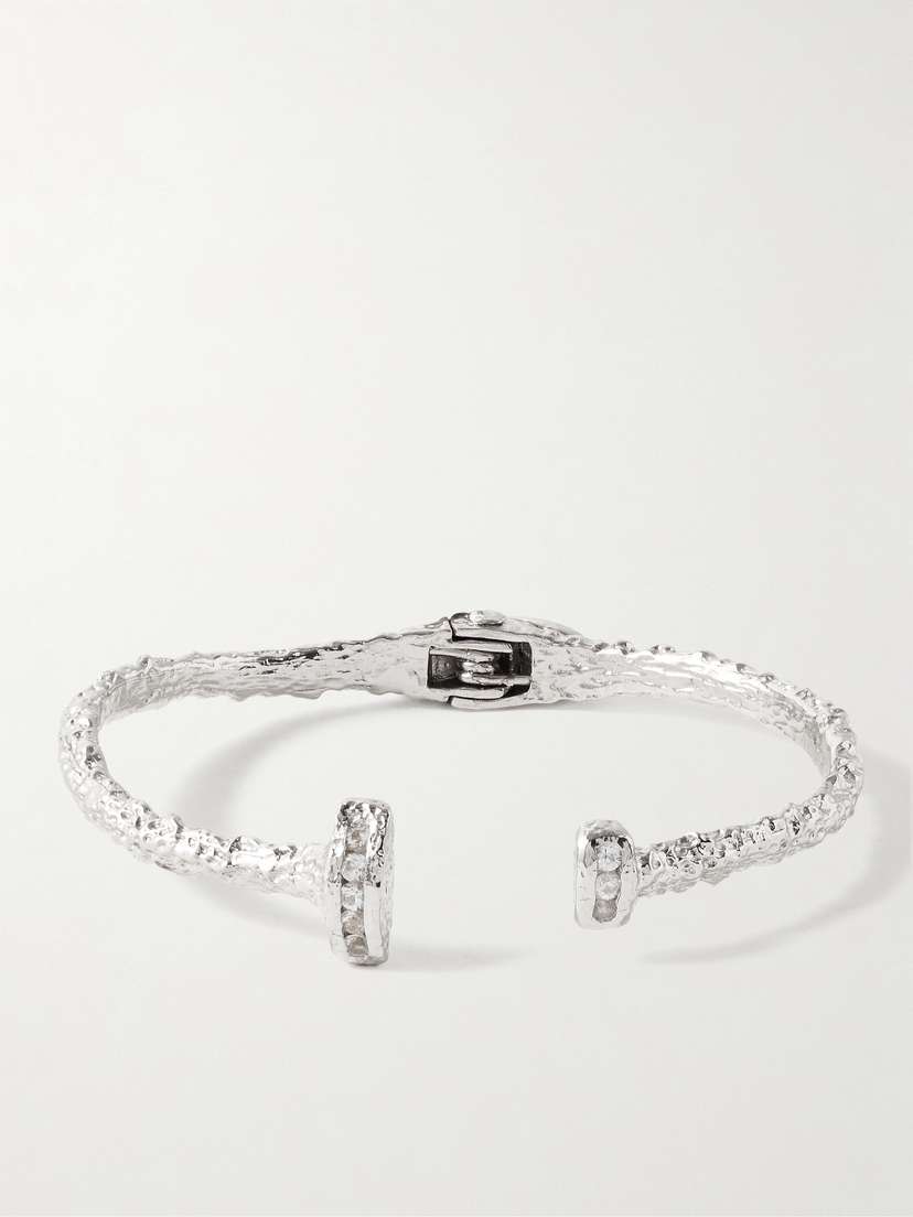 Pacharee June White Gold-plated Crystal Bracelet
