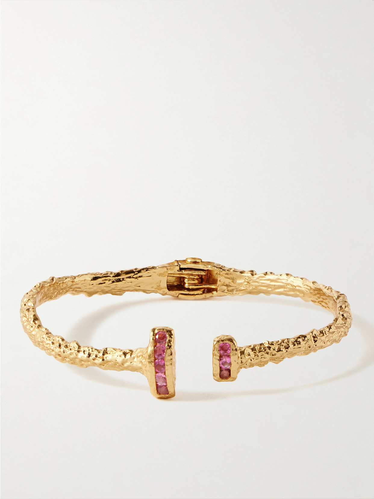 Pacharee June Large Gold-plated Crystal Bracelet