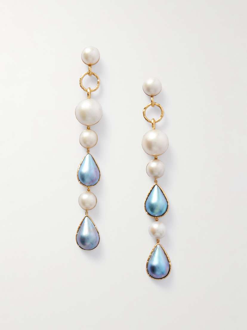 Pacharee Gold-tone Pearl Earrings