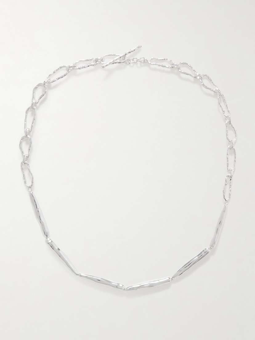Pacharee Birch White Gold-plated Necklace