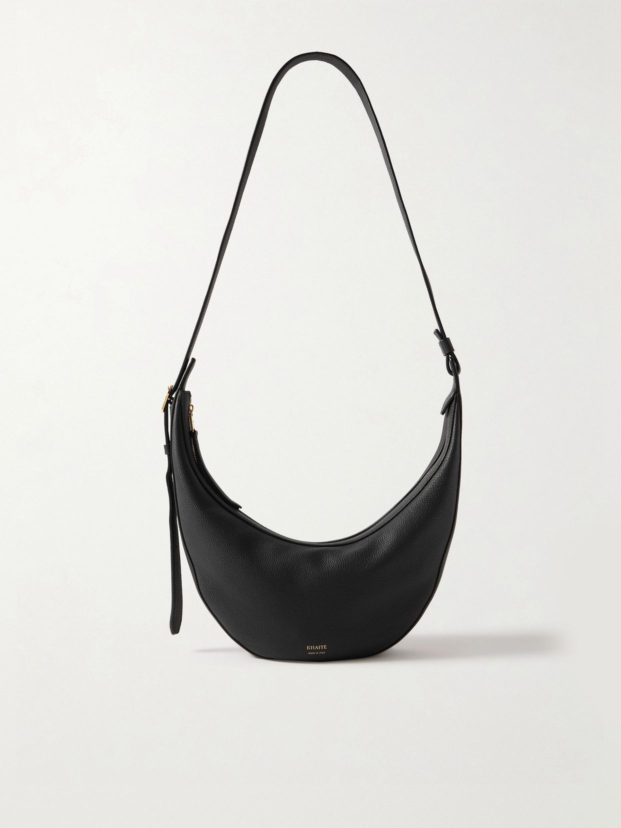 Augustina small textured-leather shoulder bag