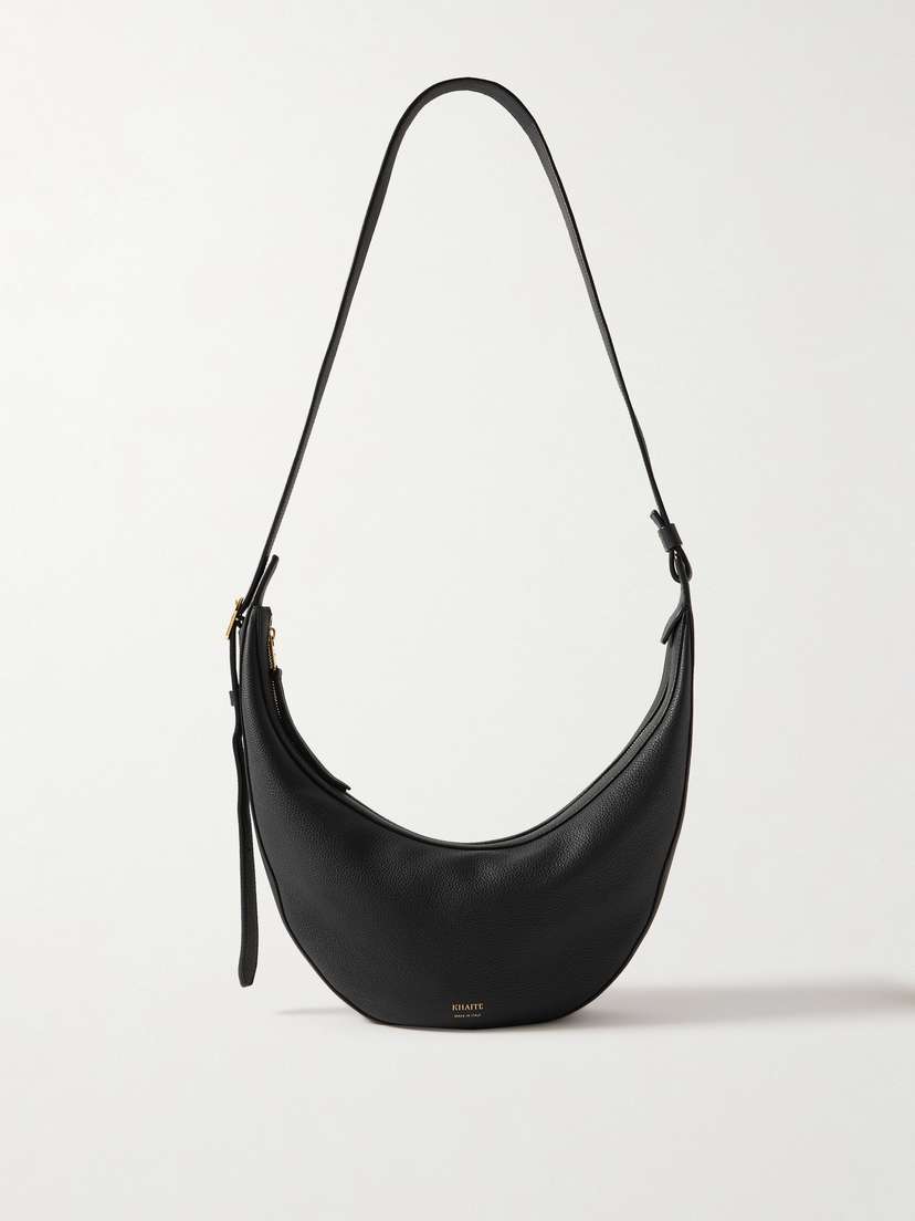 Khaite Augustina Small Textured-leather Shoulder Bag
