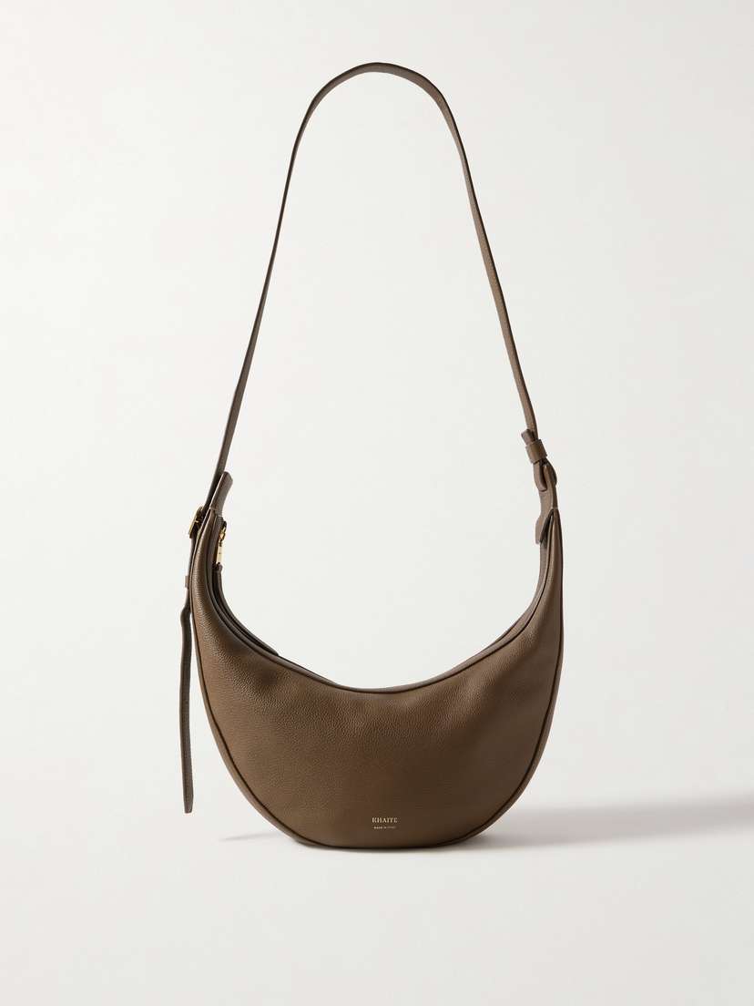 Khaite Augustina Small Textured-leather Shoulder Bag