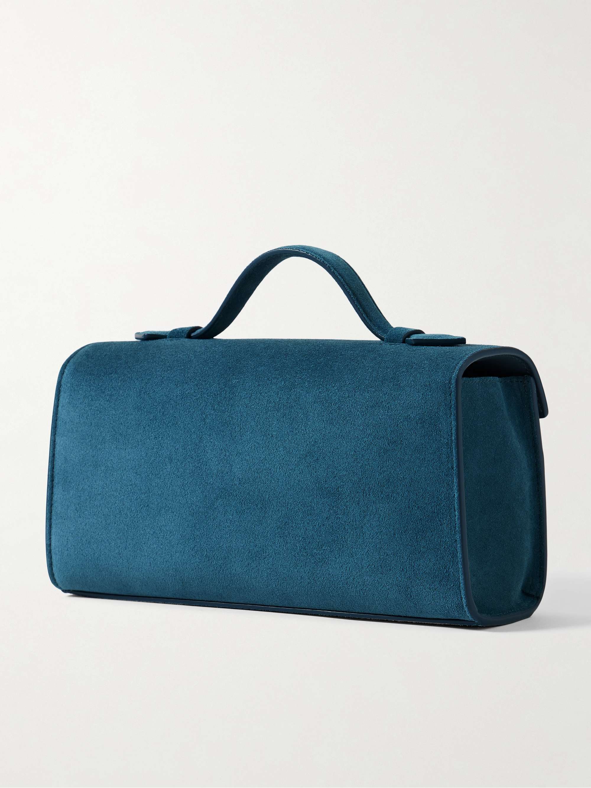 SAVETTE Symmetry Pochette suede tote