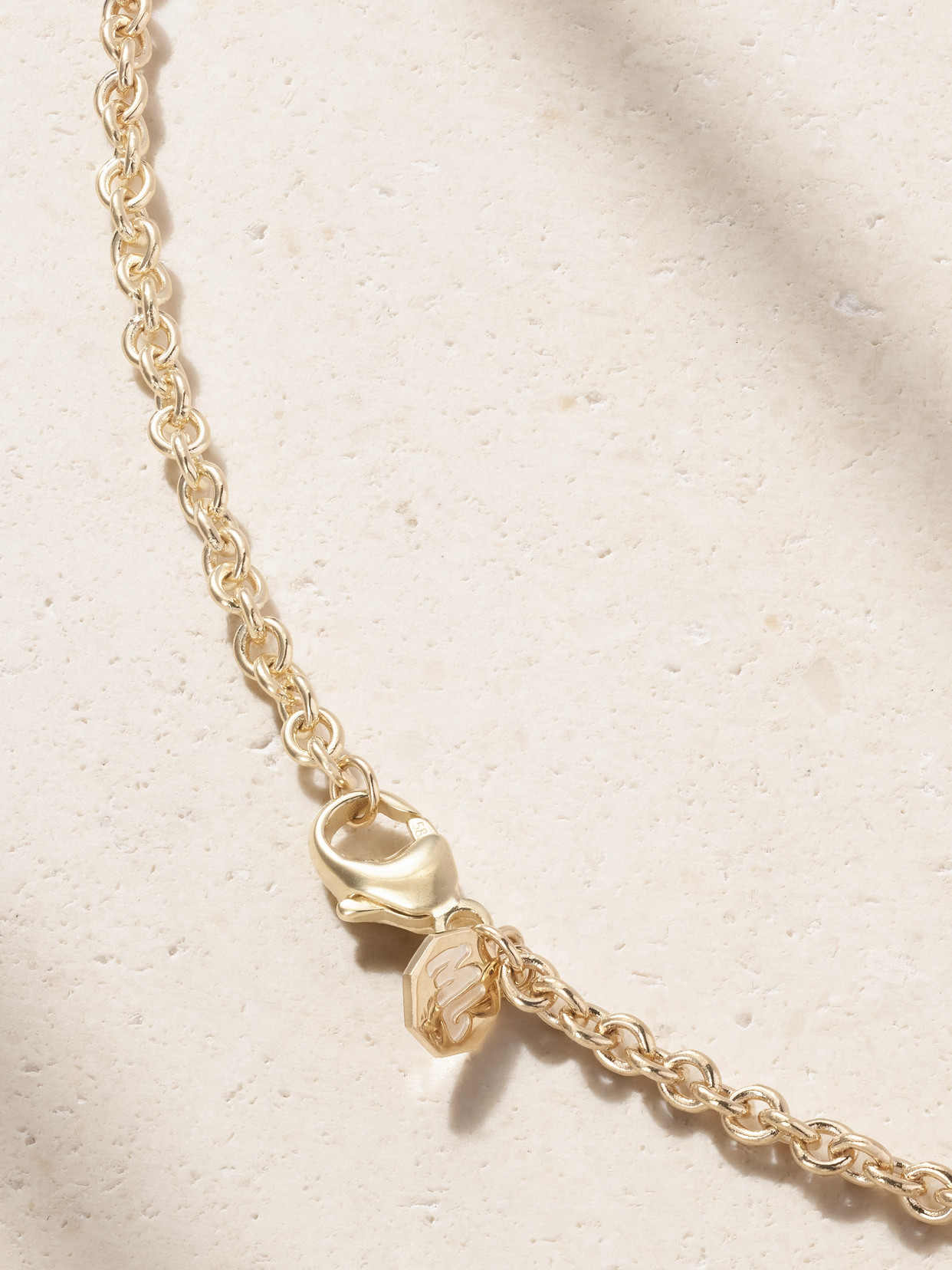 Marlo Laz Tvb Mini 14-karat Gold Diamond Necklace In Gold