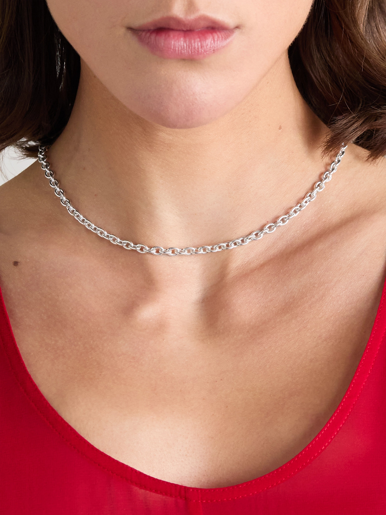 Loren Stewart Silver Necklace In Silver