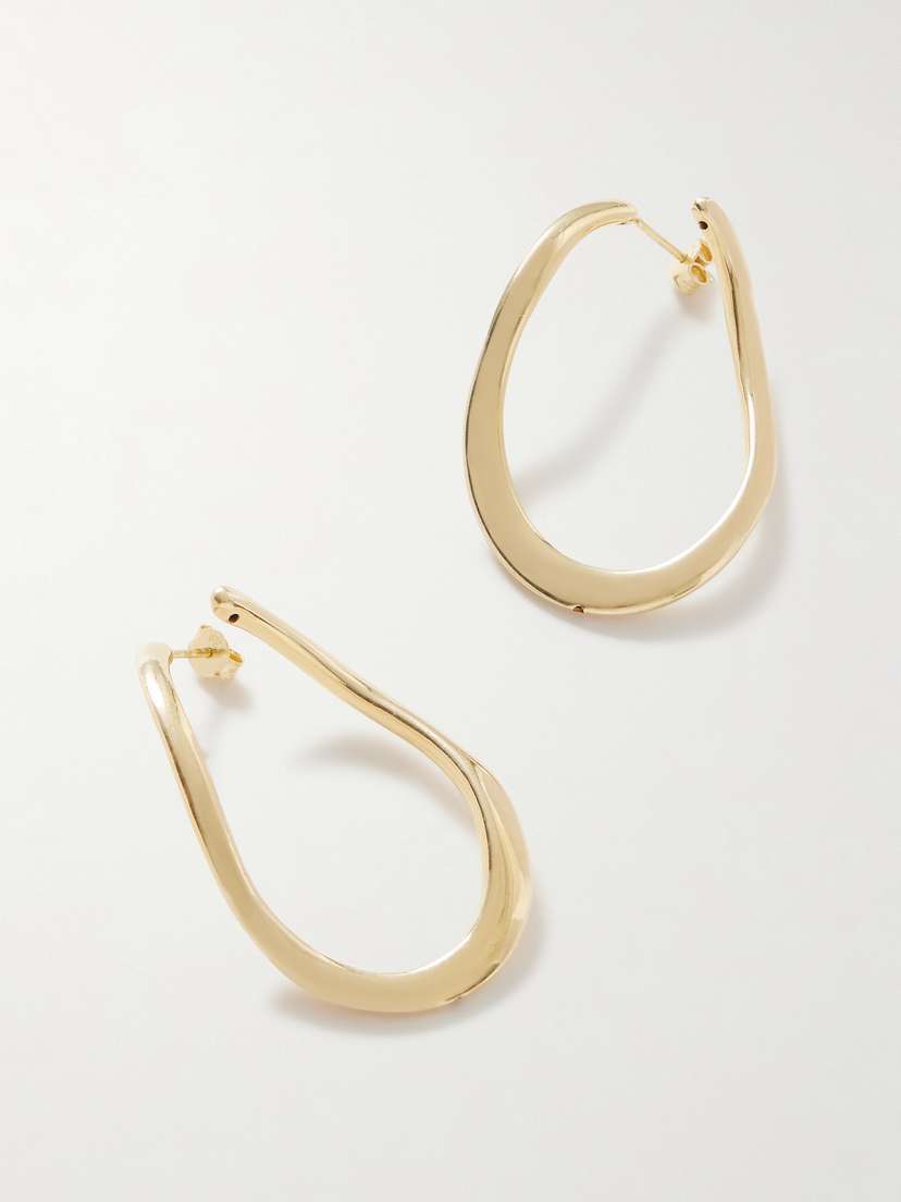 Loren Stewart Ulyssa Gold-tone Hoop Earrings