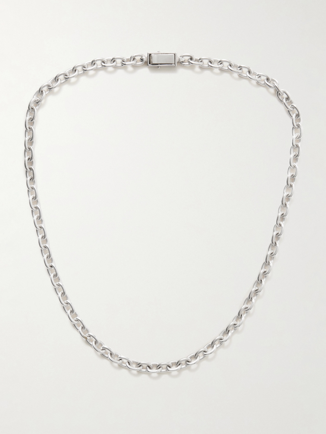 Loren Stewart Silver Necklace In Metallic