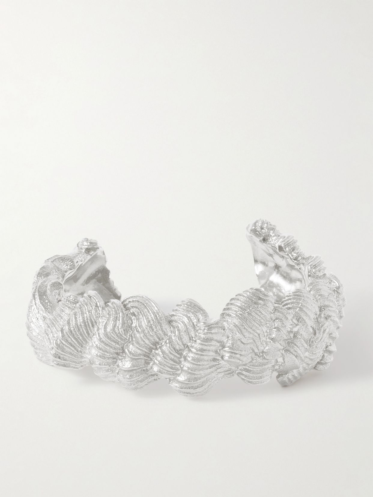 Silver-plated cuff