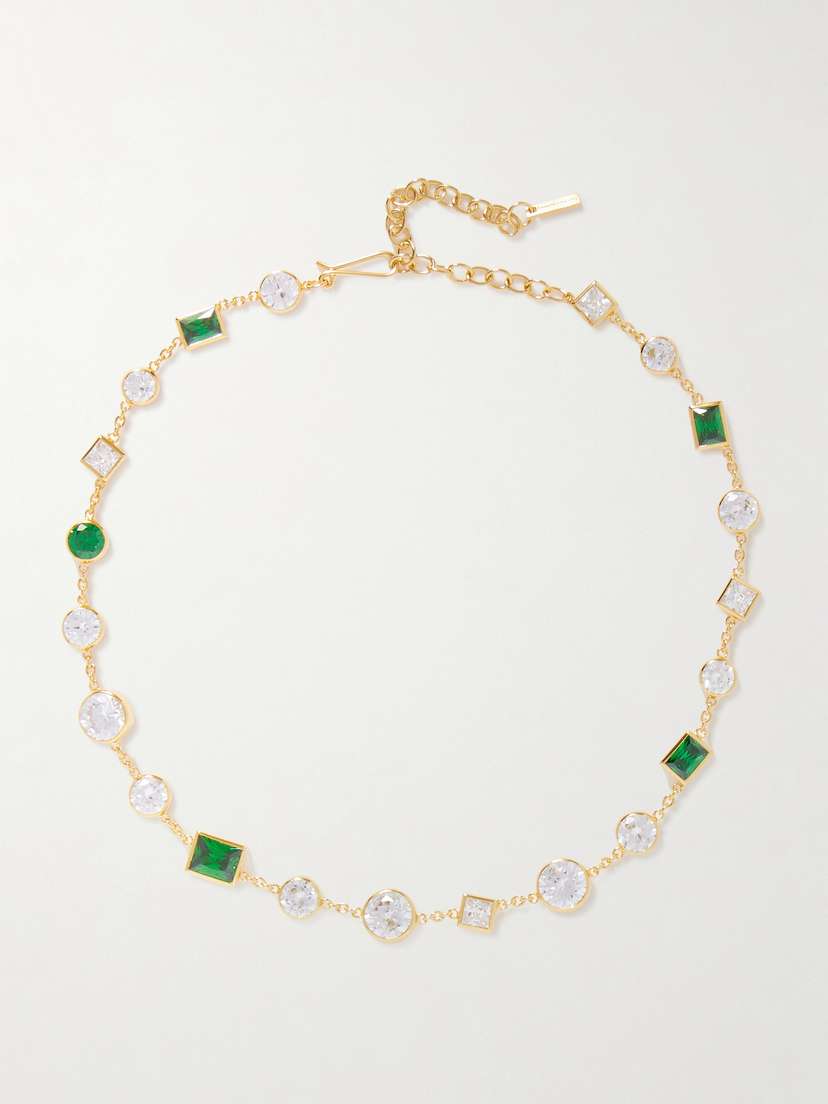 Completedworks The Mysterious Connection Recycled Gold Vermeil Cubic Zirconia Necklace