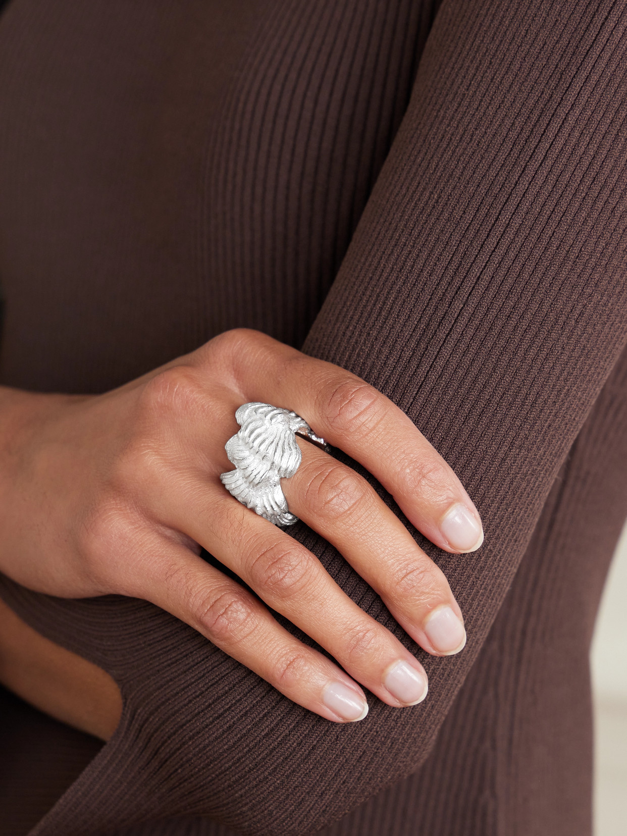 Completedworks Silver-plated Ring In Silver