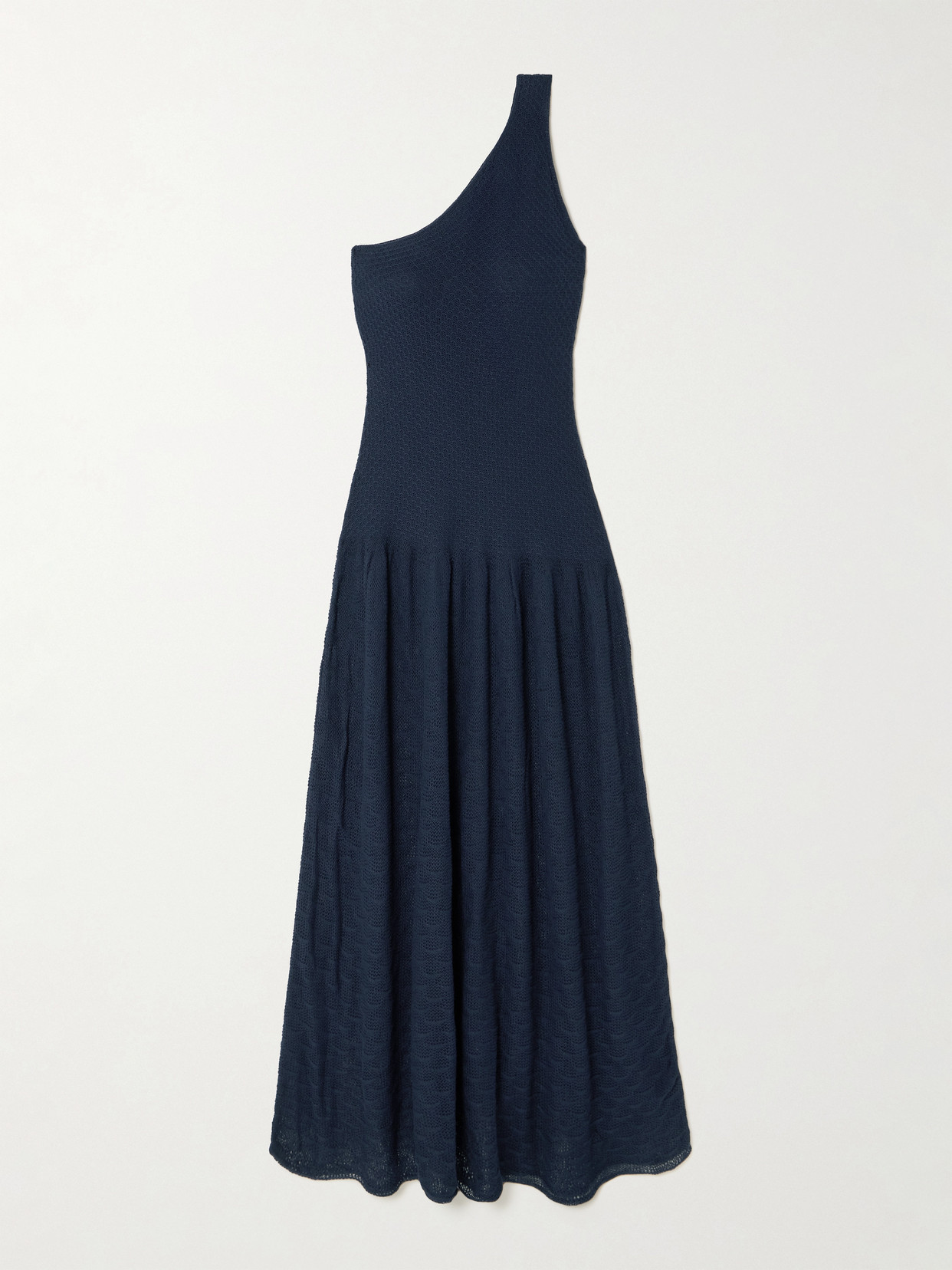 ESCVDO - Cayo One-shoulder Cotton Maxi Dress - Blue