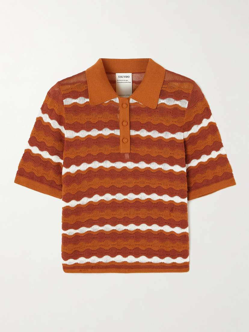 ESCVDO Mullu Cotton Polo Shirt